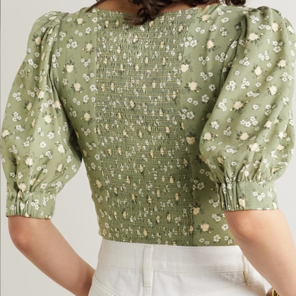 Adorable Reformation puff sleeve top 4 - Picture 2 of 7